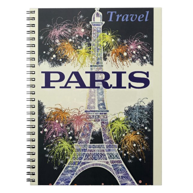 Caderno Espiral Paris: Poster (Frente)