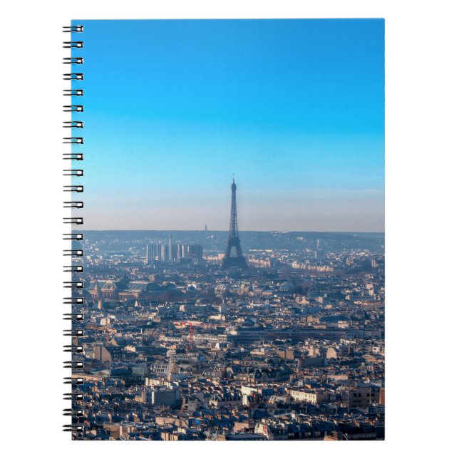 Caderno Espiral Paris Skyline (Frente)