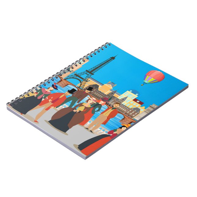 Caderno Espiral Paris vitoriana (Left Side)