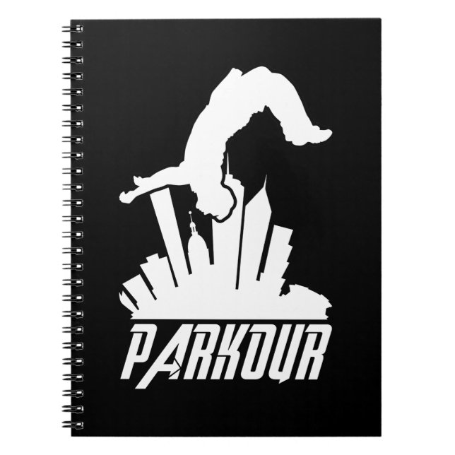Caderno Espiral Parkour Freerunner Parkour Runner (Frente)