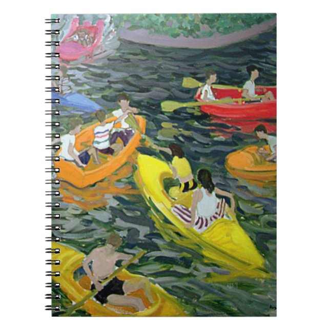Caderno Espiral Parque de Wickstead das canoas (Frente)