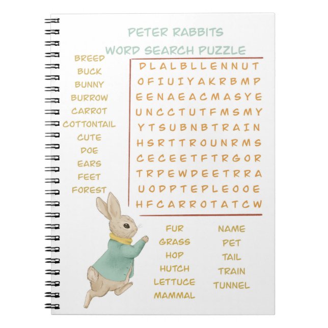Caderno Espiral Parque Infantil do Peter Rabbit&Jogo (Frente)
