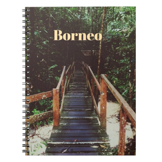 Caderno Espiral Parque Nacional Bako - Bornéu (Frente)
