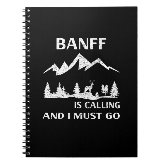 Caderno Espiral Parque Nacional Banff (Frente)