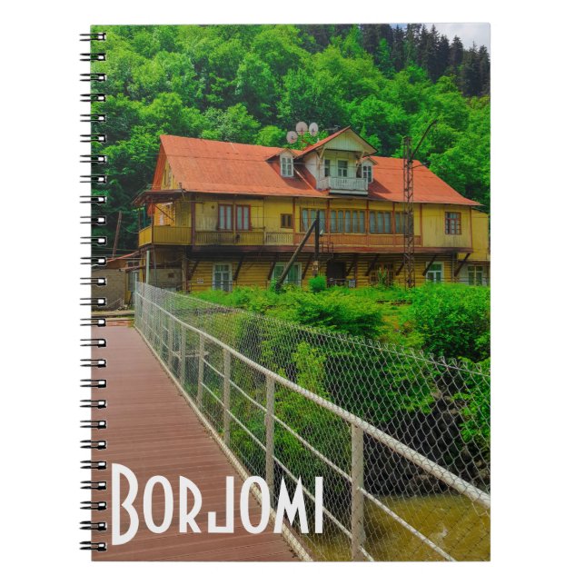 Caderno Espiral Parque Nacional Borjomi-Kharagauli Georgia Caucuse (Frente)