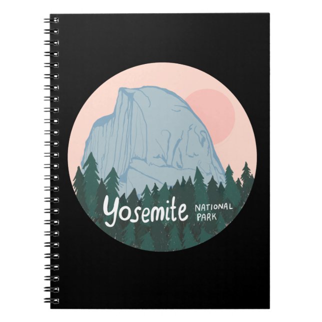 Caderno Espiral Parque Nacional de Yosemite, Metade Dome (Frente)