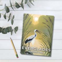 Parque Nacional Everglades | Watercolor Stork