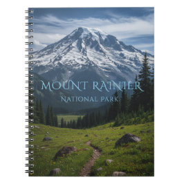 Caderno Espiral Parque Nacional Mount Rainier | Viagem Washington