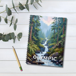 Caderno Espiral Parque Nacional Olympic | Viagem por Washington