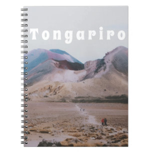 Caderno Espiral Parque Nacional Tongariro, Nova Zelândia Lembrança