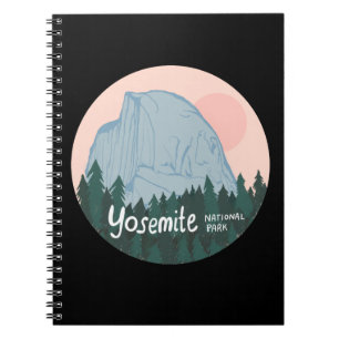 Caderno Espiral Parque Nacional Yosemite, Meia-Domo