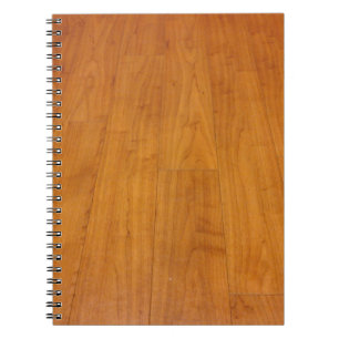 Caderno Espiral Parqueíria de Piso de Madeira Castanho laminado