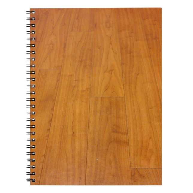 Caderno Espiral Parqueíria de Piso de Madeira Castanho laminado (Frente)