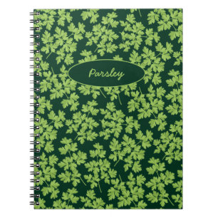 Caderno Espiral Parsley Pattern