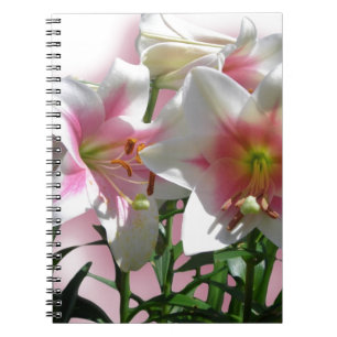 Caderno Espiral Partido de chá do amor do jardim do primavera das