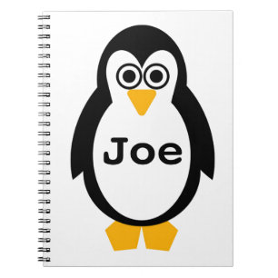Caderno Espiral Partido do pinguim Customisable