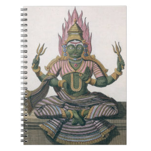 Caderno Espiral Parvati, da "viagem Indes auxiliar e de um lombo