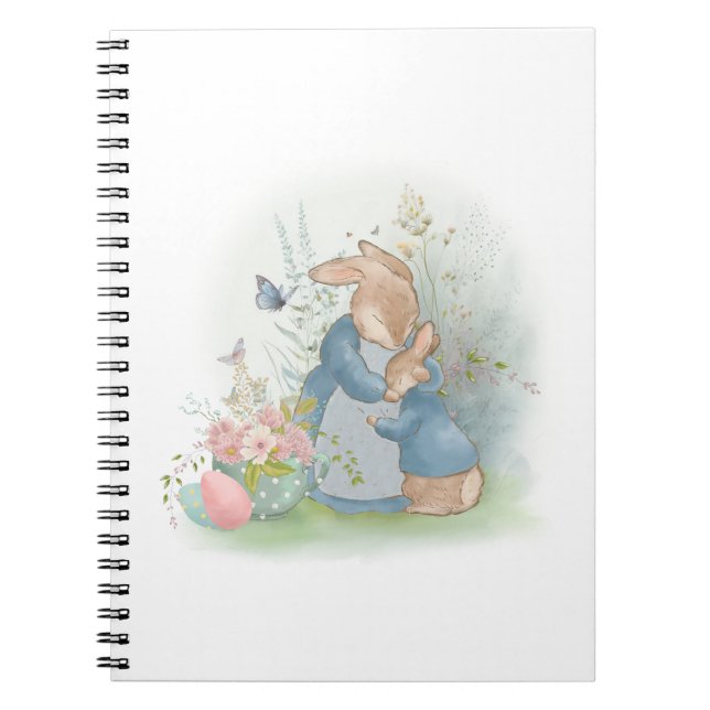 Caderno Espiral Páscoa Bunny Peter (Frente)