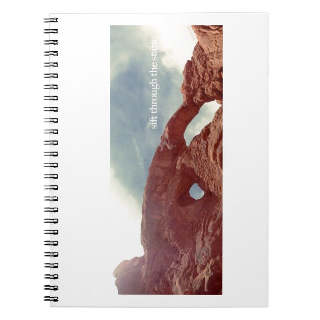 Caderno Espiral passar pela estática (Frente)