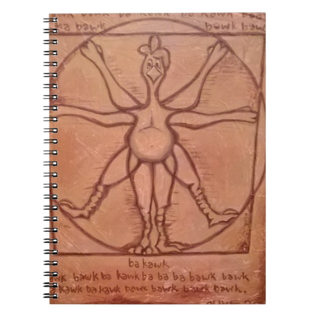 Caderno Espiral Pássaro 2 de Virtruvian (Frente)