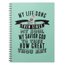 Caderno Espiral Pássaro Bonito Cantando Como Você É Excelente