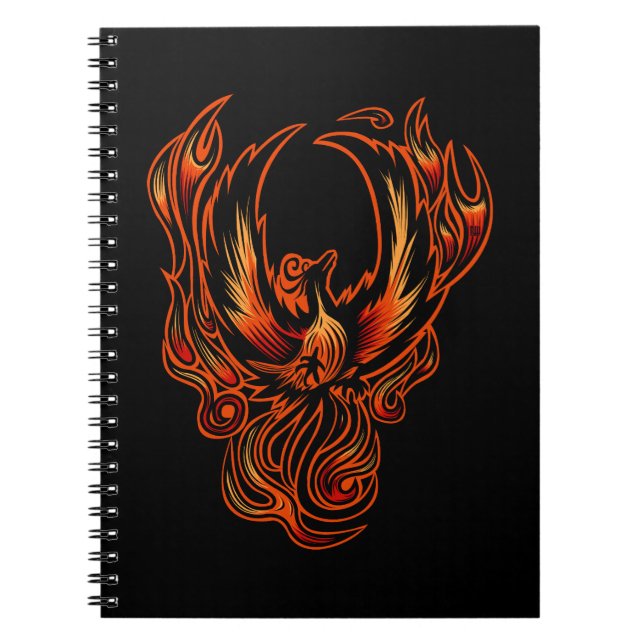 Caderno Espiral Pássaro De Fogo (Frente)