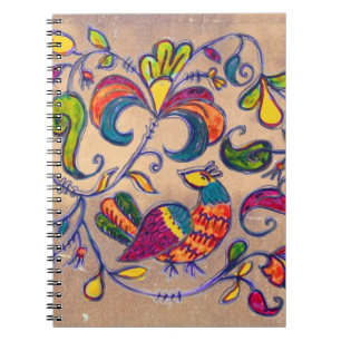 Caderno Espiral Pássaro do norte