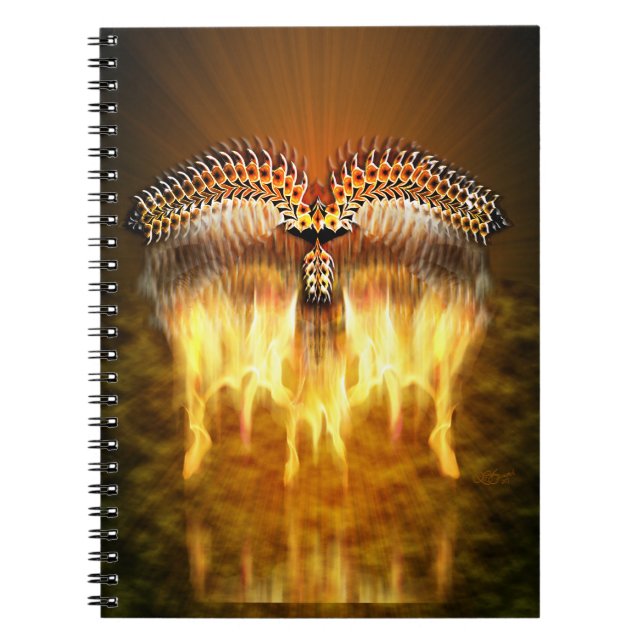 Caderno Espiral Pássaro em Voo (Frente)