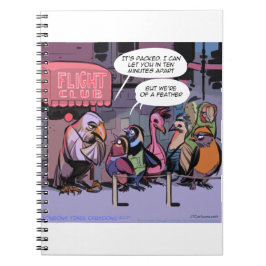 Caderno Espiral Pássaros Engraçados da Mesma Espécie
