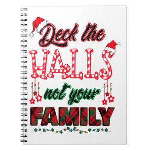 Caderno Espiral Passe Os Halls Não A Sua Família