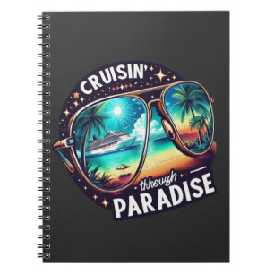 Caderno Espiral Passeando pelo Paraíso: Vibrações de Fuga Tropical
