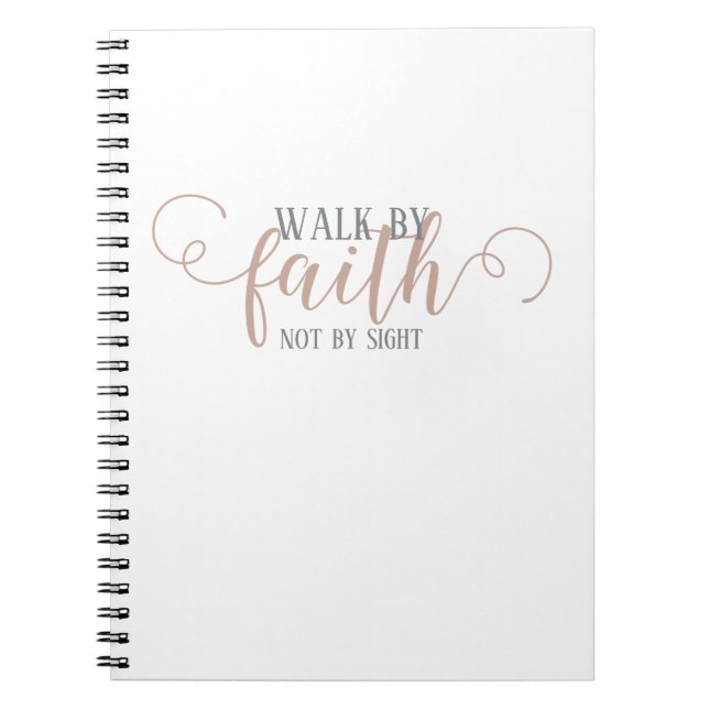 Caderno Espiral Passear Por Faith, (Frente)