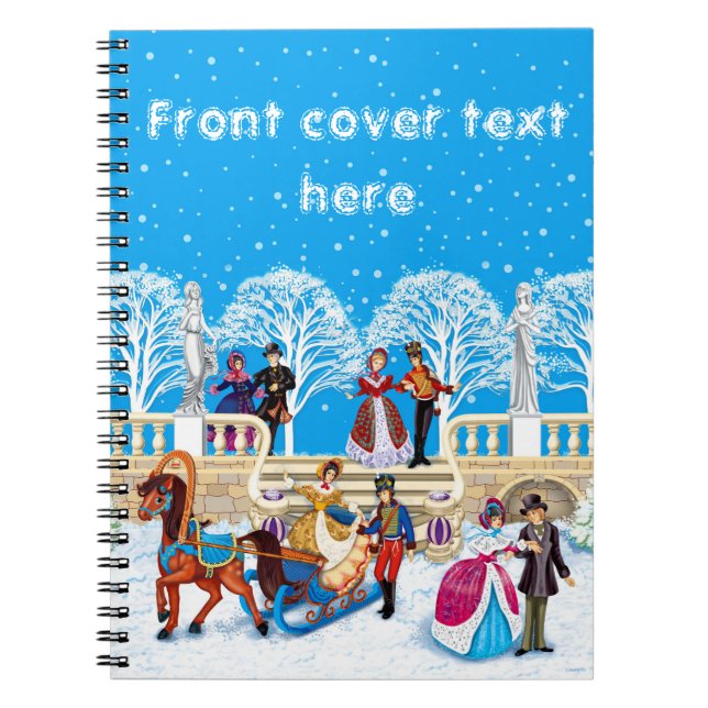 Caderno Espiral Passo de inverno (Frente)