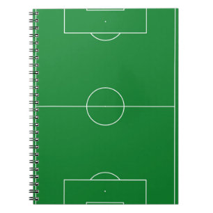 Caderno Espiral passo do futebol (campo di calcio)