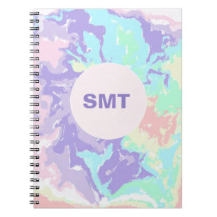 Caderno Espiral Pastas Unicorn de Aquarela