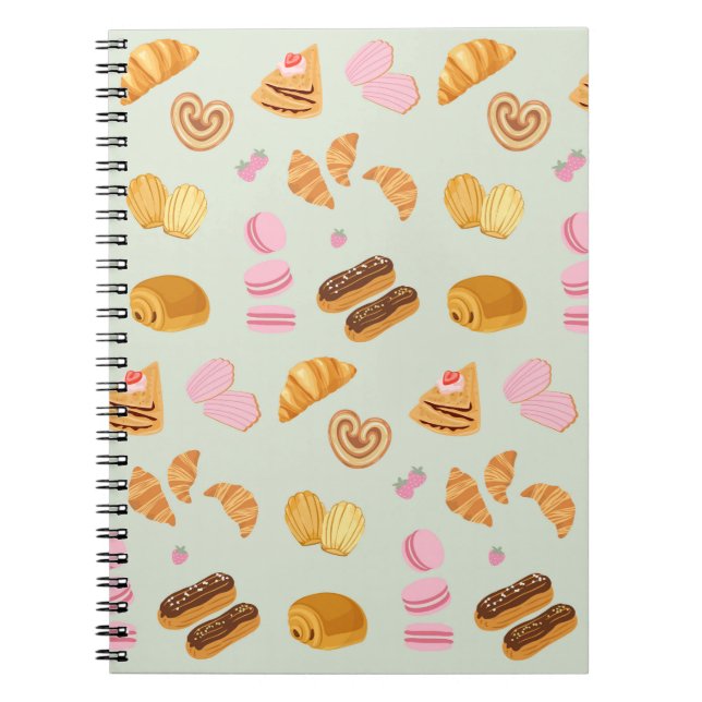 Caderno Espiral Pastéis em Paris (Frente)