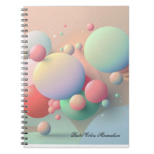 Pastel Colors Minimalism Notebook