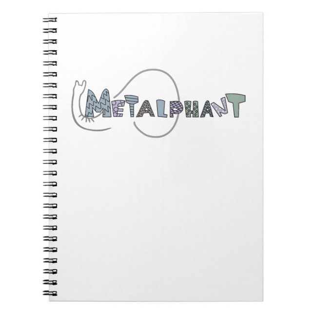 Caderno espiral Pastel de Metalphant - pequeno (Frente)
