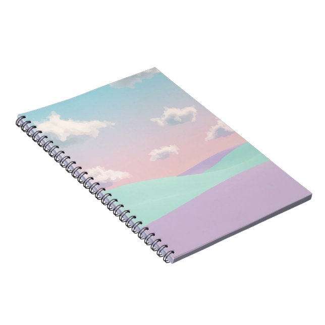Caderno Espiral Pastel Dreamscape (Lado Direito)