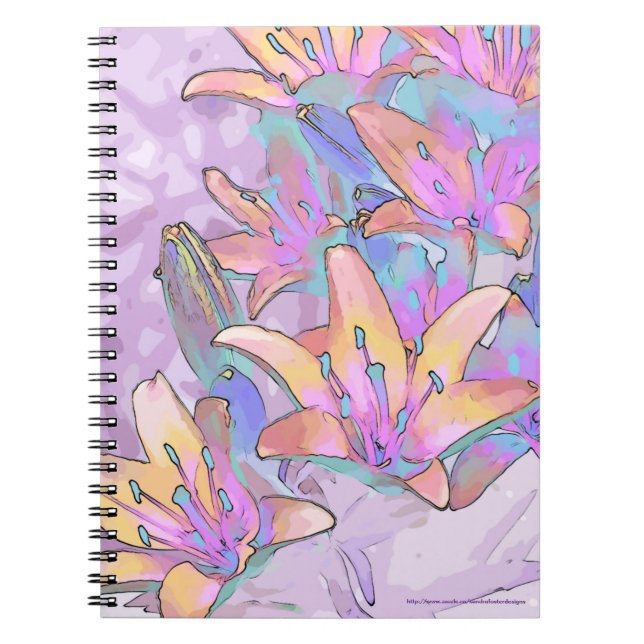 Caderno Espiral Pastel Lily Love (Frente)