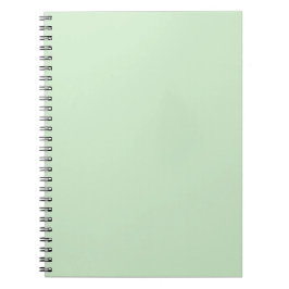 Caderno Espiral Pastel Pistachio - Cor Sólida | Clássico | Elegant