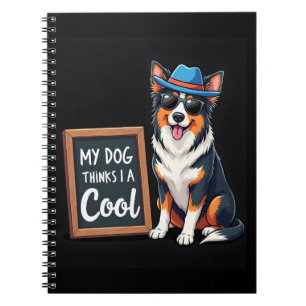 Caderno Espiral Pastor Australiano Meu Cachorro Acha Que Sou Legal