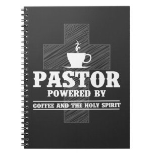 Caderno Espiral Pastor Pastor Café Lover Espírito Santo Pastor Caf