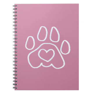 Caderno Espiral Pata De Cães