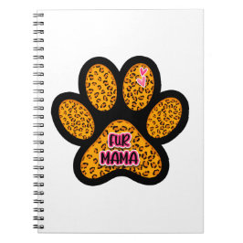 Caderno Espiral Pata-Leopardo Imprime Peles-de-Pele-Mama Pássaros-