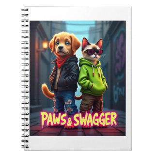 Caderno Espiral Patas & Altivez™ Fofinho Inspirado em Animais de E