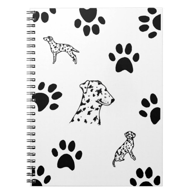 Caderno Espiral Patas de cachorrinho (Frente)