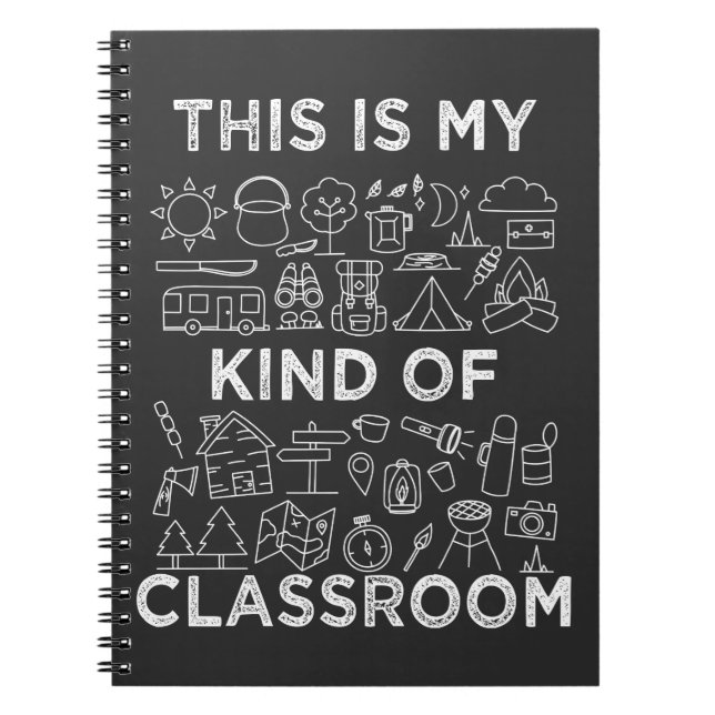 Caderno Espiral Pathfinders Outdoor Camping Scout Leader Classroom (Frente)