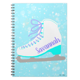 Caderno Espiral Patinação de Skate de gelo personalizado