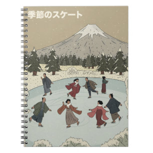 Caderno Espiral Patinação no Gelo Sazonal